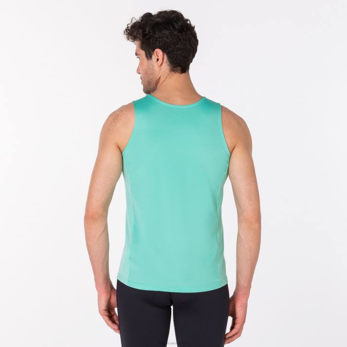 Joma 82P4R4617 أخضر أسود بلا أكمام تي شيرت أوليمبيا رجال