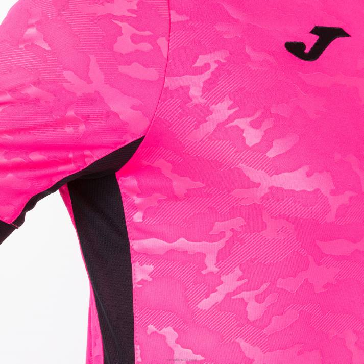 Joma 82P4R4624 نيون وردي أسود قميص قصير الأكمام toletum الثاني رجال