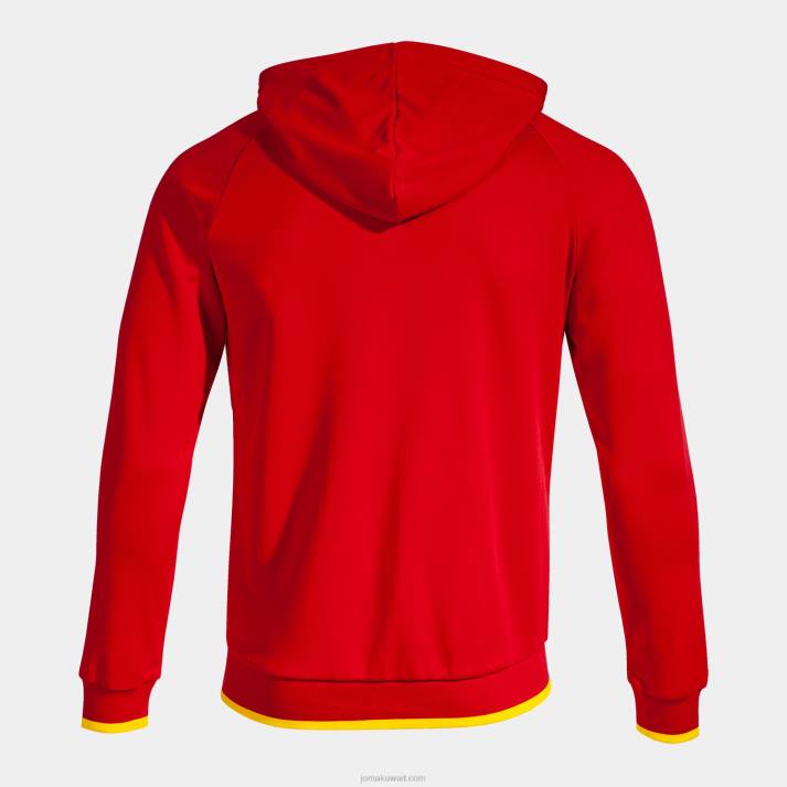 Joma 82P4R4633 احمر اصفر سوبر نوفا II سترة مقنعين رجال