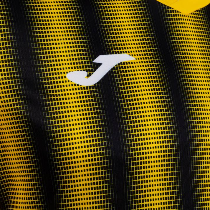 Joma 82P4R4648 أصفر أسود قميص قصير الأكمام inter ii رجال
