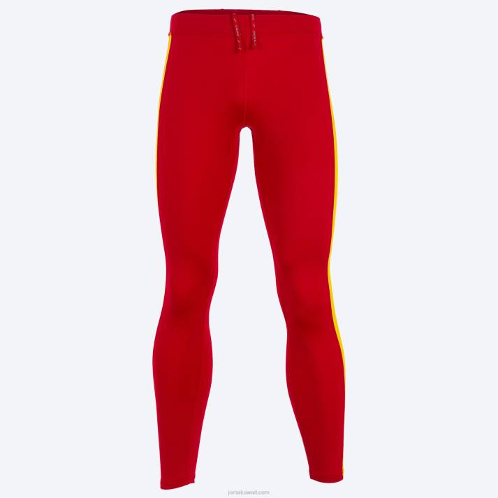 Joma 82P4R4654 أحمر الاتحاد الملكي الاسباني لألعاب القوى لباس ضيق طويل
