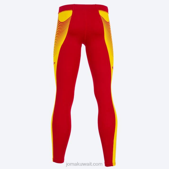 Joma 82P4R4654 أحمر الاتحاد الملكي الاسباني لألعاب القوى لباس ضيق طويل