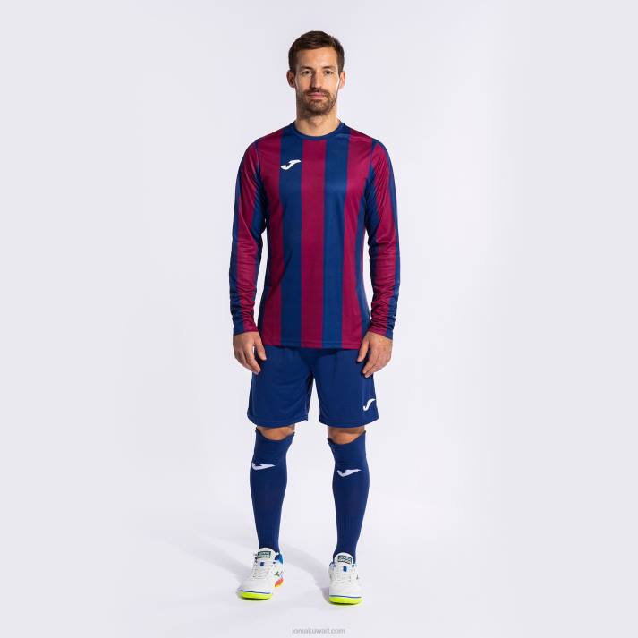 Joma 82P4R4666 الأزرق الملكي بورجوندي وضع بين الكلاسيكية رجال