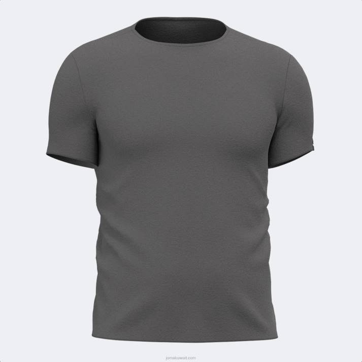 Joma 82P4R4672 الرمادي الداكن قميص قصير الأكمام r-combi رجال