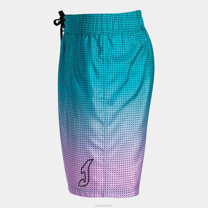 Joma 82P4R4675 أزرق جذوع السباحة متدهورة رجال