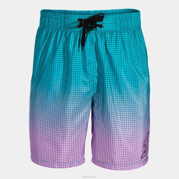 Joma 82P4R4675 أزرق جذوع السباحة متدهورة رجال