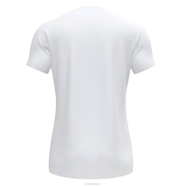 Joma 82P4R4678 أبيض قميص بأكمام قصيرة superliga رجال