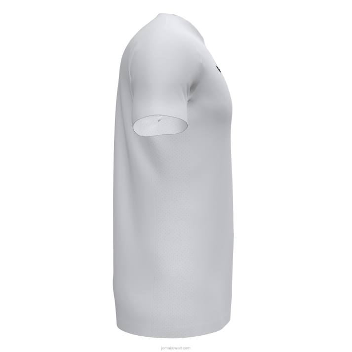 Joma 82P4R4678 أبيض قميص بأكمام قصيرة superliga رجال