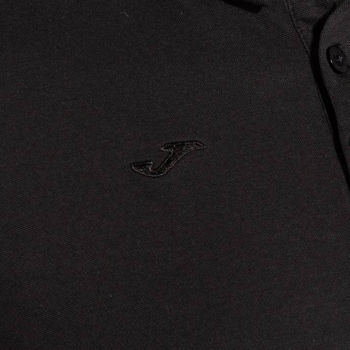 Joma 82P4R4682 أسود قميص بولو بأكمام قصيرة pasarela III رجال