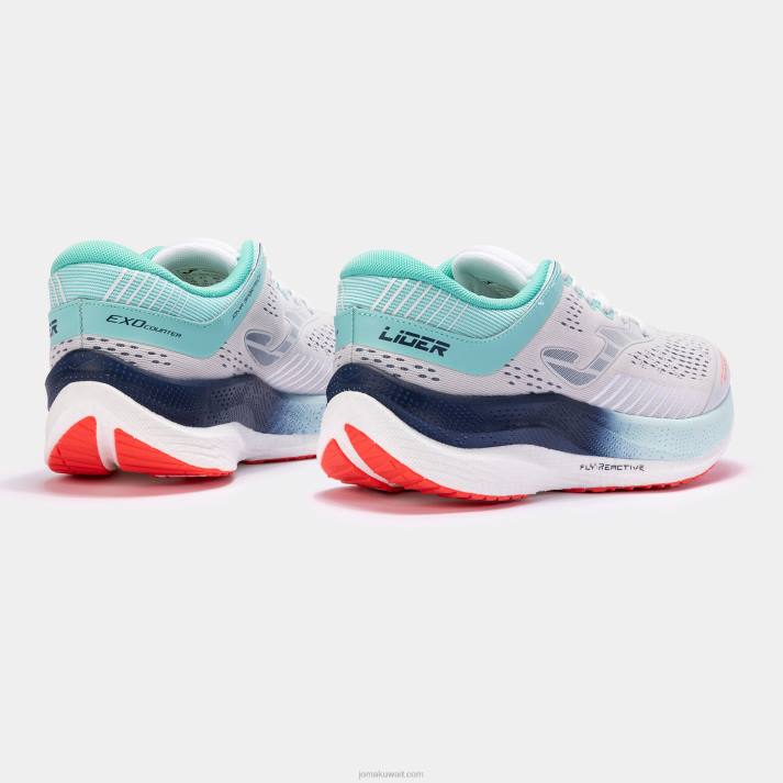 Joma 82P4R4691 الفيروز الأبيض حذاء الجري ليدر 22 رجال