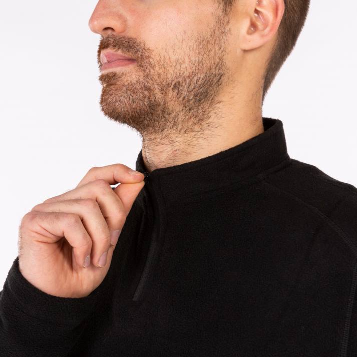 Joma 82P4R4697 أسود مستكشف قميص طويل الأكمام رجال