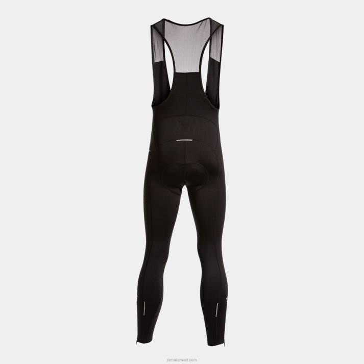 Joma 82P4R4707 أسود شورت ركوب الدراجات كرونو رجال