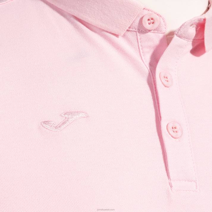 Joma 82P4R4720 لون القرنفل قميص بولو بأكمام قصيرة pasarela III رجال