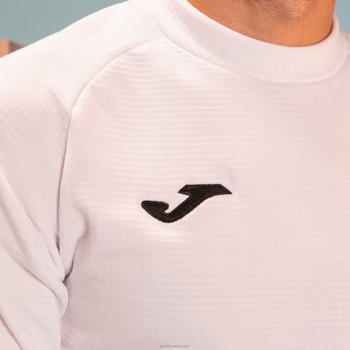 Joma 82P4R4721 أبيض كم طويل قميص براما رجال