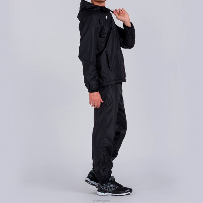 Joma 82P4R4723 أسود سترة المطر cervino رجال