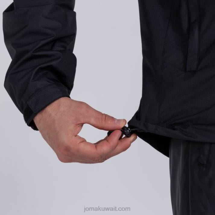 Joma 82P4R4723 أسود سترة المطر cervino رجال