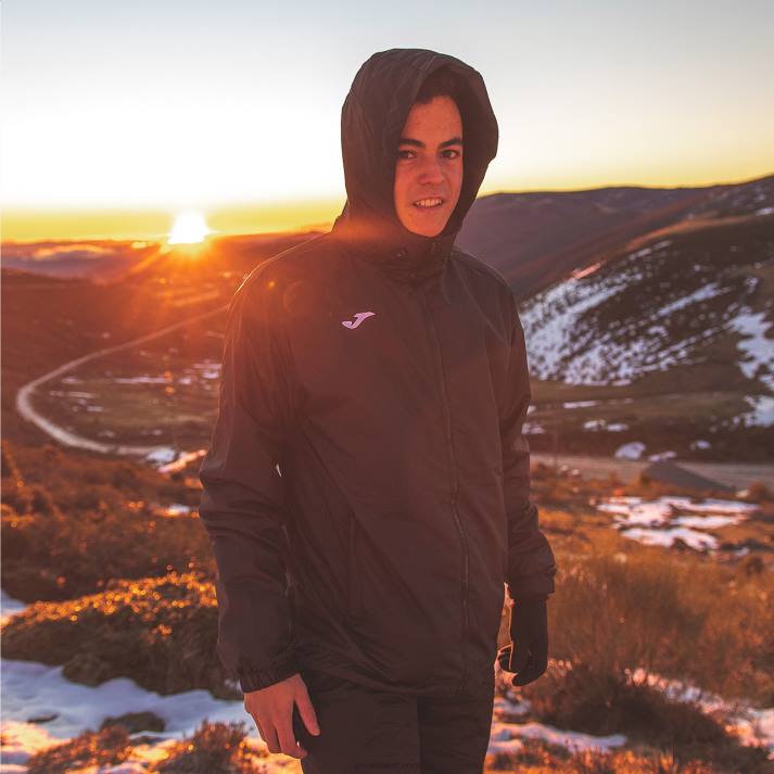 Joma 82P4R4723 أسود سترة المطر cervino رجال