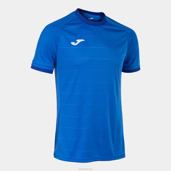 Joma 82P4R4735 الأزرق الملكي قميص ذهبي كم قصير v رجال
