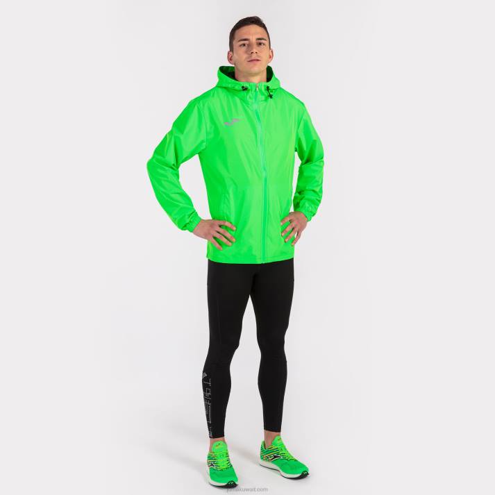 Joma 82P4R4738 نيون الخضراء Rainjacket النخبة الثامن رجال