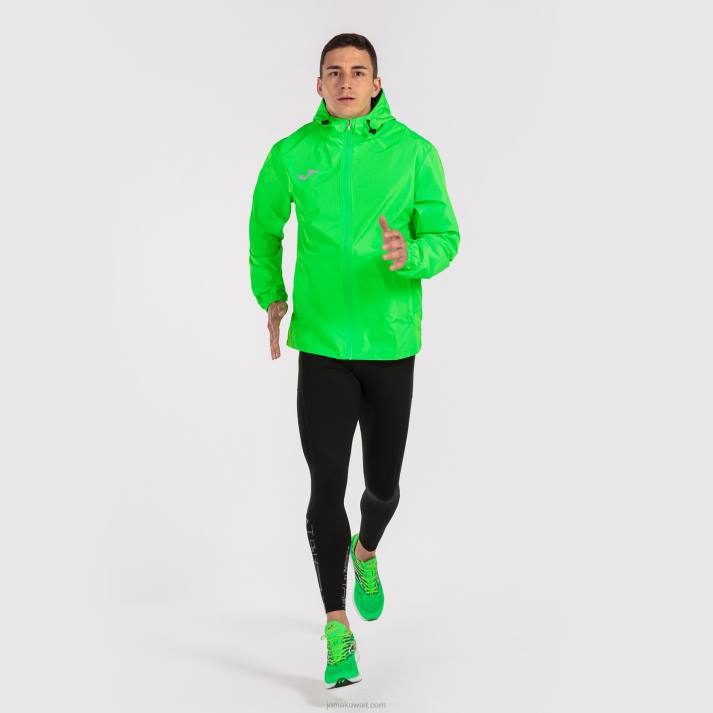 Joma 82P4R4738 نيون الخضراء Rainjacket النخبة الثامن رجال
