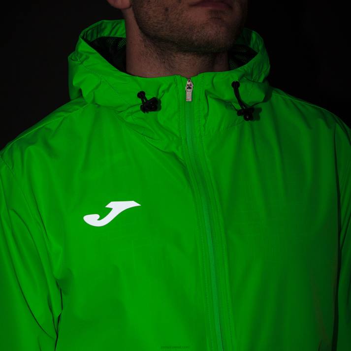 Joma 82P4R4738 نيون الخضراء Rainjacket النخبة الثامن رجال