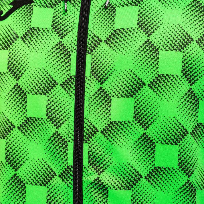 Joma 82P4R473 أسود أخضر نيون سترة سوبرنوفا مقنعين III رجال