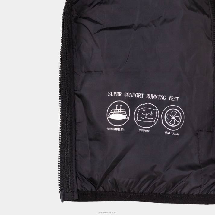 Joma 82P4R4740 أسود سترة مبطنة r-combi رجال