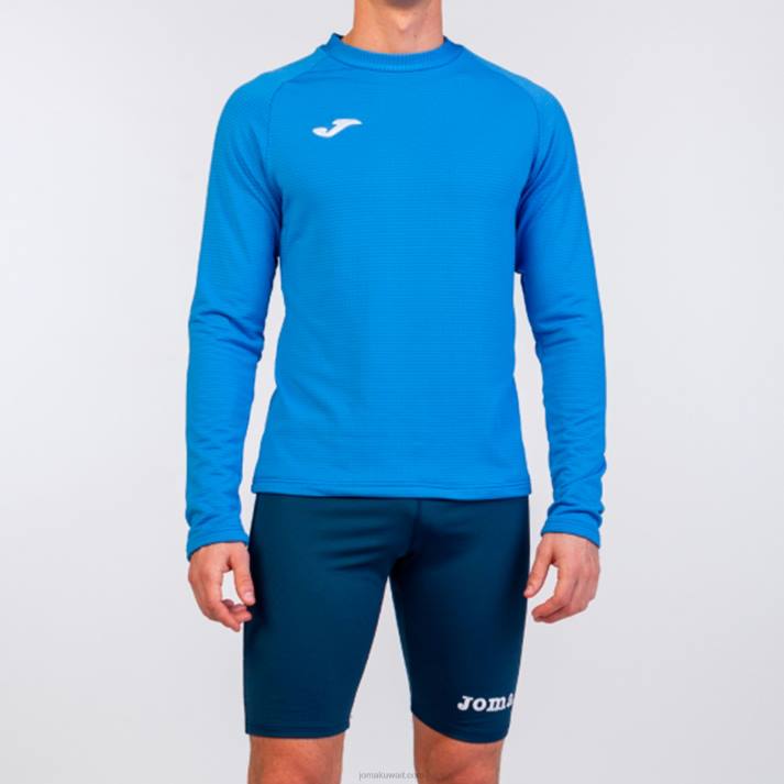 Joma 82P4R4744 الأزرق الملكي كم طويل قميص براما رجال