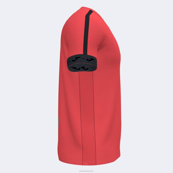 Joma 82P4R4755 نيون المرجان قميص بأكمام قصيرة r-city رجال