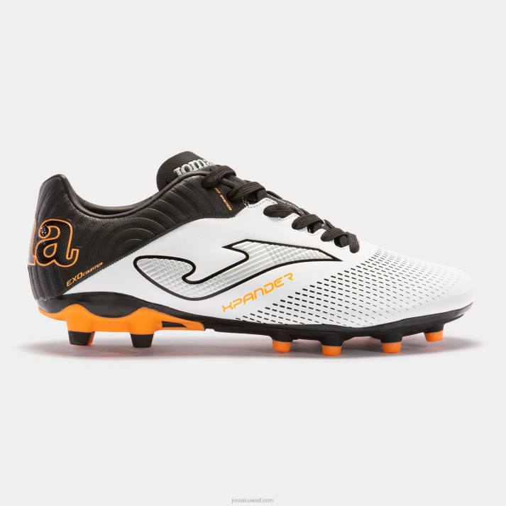 Joma 82P4R48 أبيض أسود حذاء كرة القدم Xpander 23 FG