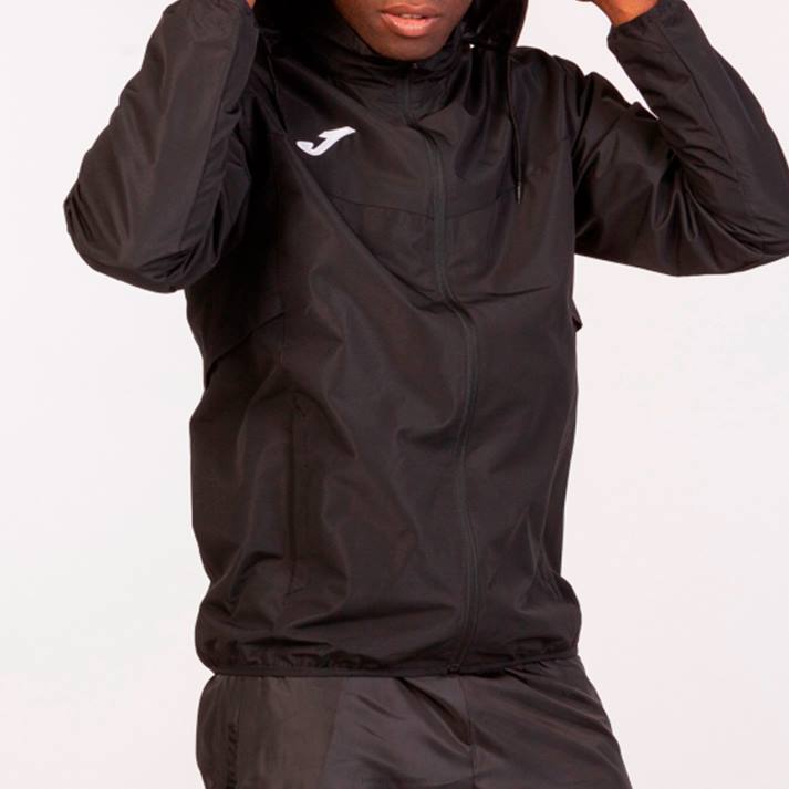 Joma 82P4R501 أسود Rainjacket بريمن رجال