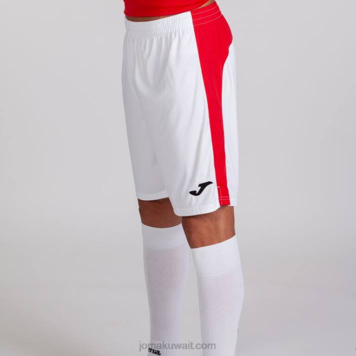 Joma 82P4R513 أبيض أحمر شورت طوكيو الثاني رجال