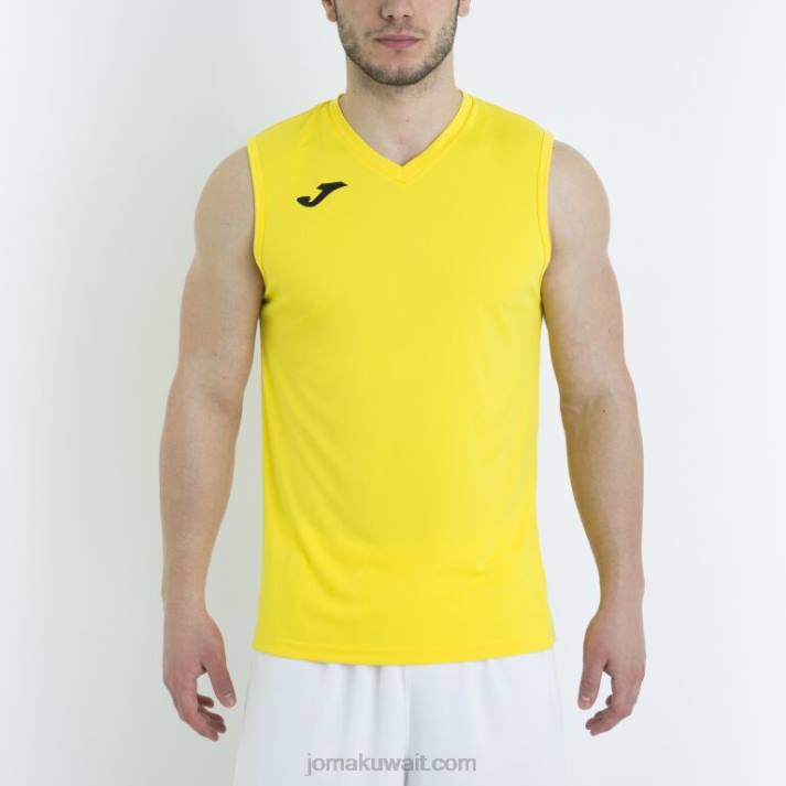 Joma 82P4R516 أصفر بلا أكمام تي شيرت كومبي رجال