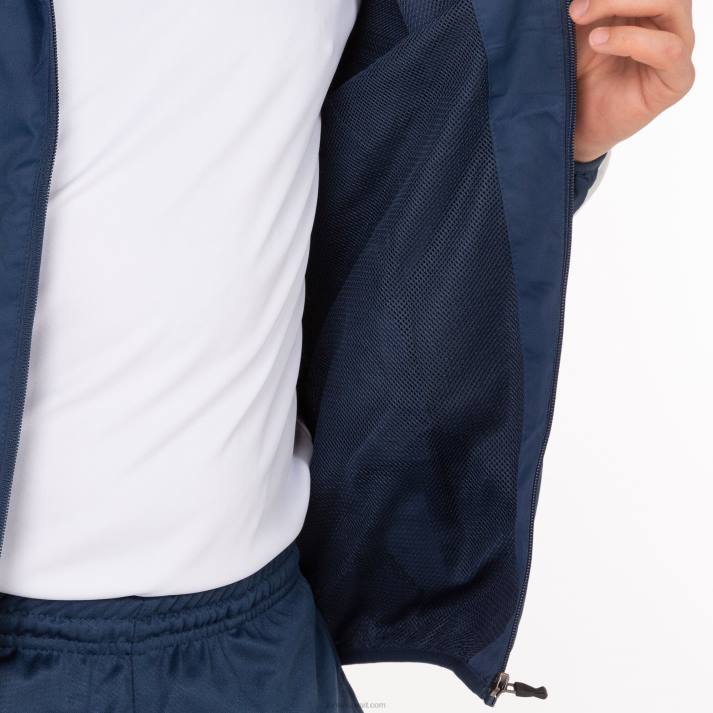 Joma 82P4R517 الأزرق الداكن الأبيض بطولة سترة المطر الرابع رجال