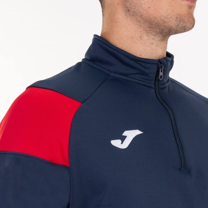 Joma 82P4R532 الأزرق الداكن الأحمر الأبيض طاقم قميص من النوع الثقيل iii رجال