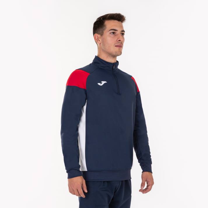 Joma 82P4R532 الأزرق الداكن الأحمر الأبيض طاقم قميص من النوع الثقيل iii رجال