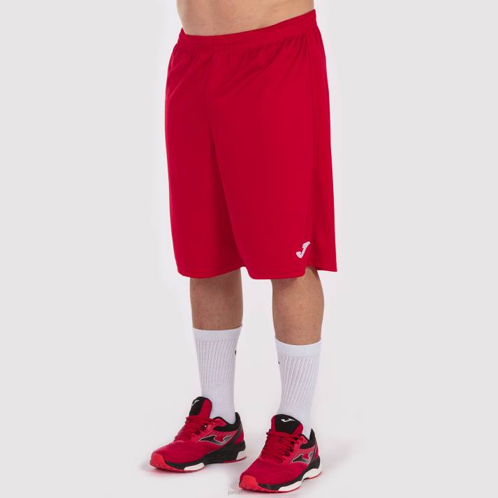 Joma 82P4R539 أحمر شورت طويل نوبل رجال