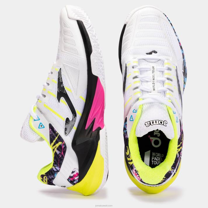 Joma 82P4R53 أبيض أحذية t.open 23 world padel tour-wpt clay