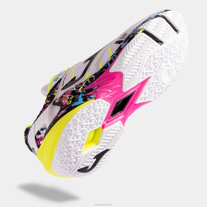 Joma 82P4R53 أبيض أحذية t.open 23 world padel tour-wpt clay
