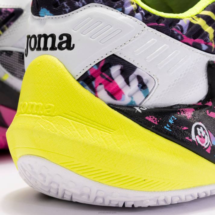 Joma 82P4R53 أبيض أحذية t.open 23 world padel tour-wpt clay