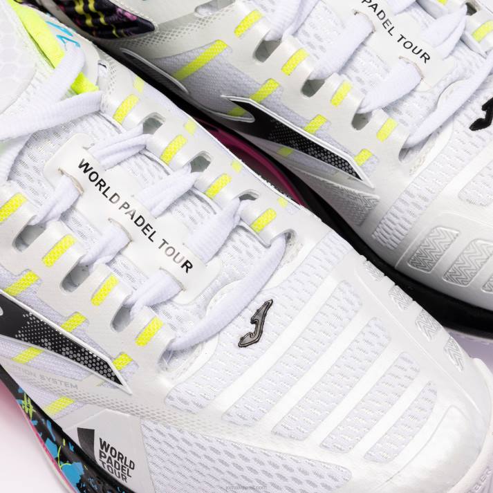 Joma 82P4R53 أبيض أحذية t.open 23 world padel tour-wpt clay
