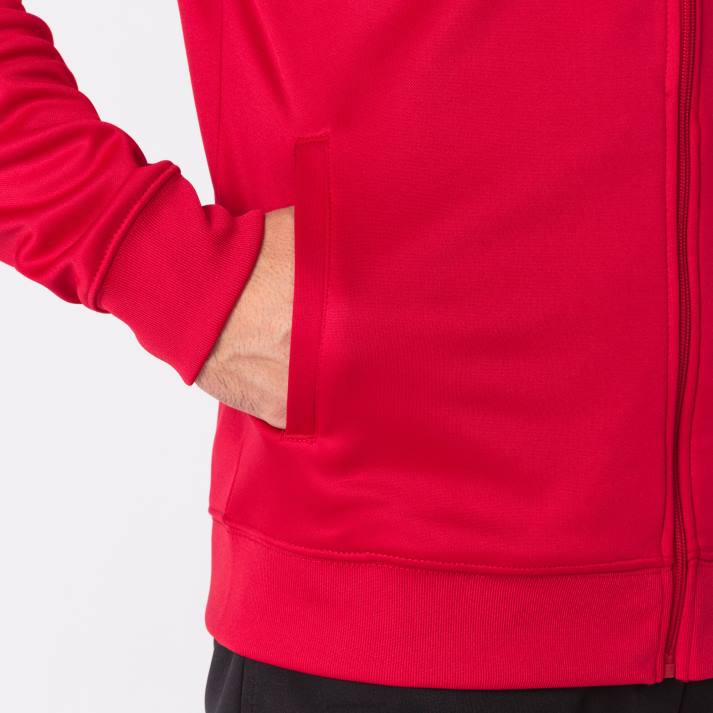 Joma 82P4R547 أحمر أسود طاقم سترة مقنعين الرابع رجال