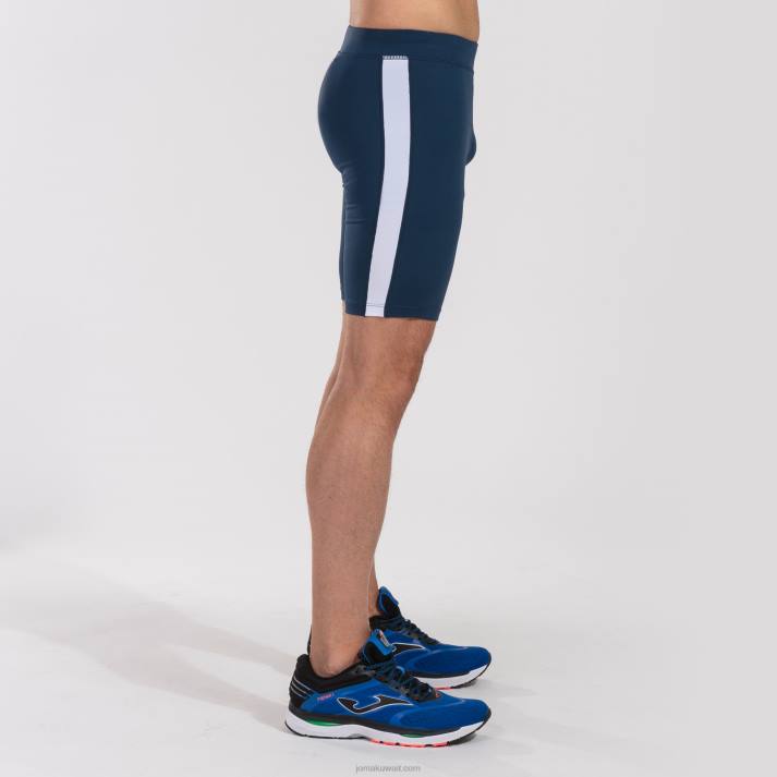 Joma 82P4R565 الأزرق الداكن الأبيض لباس ضيق قصير النخبة السابع رجال