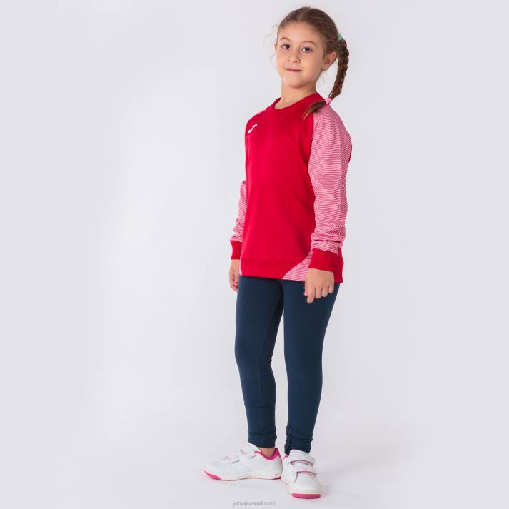 Joma 82P4R566 احمر ابيض قميص من النوع الثقيل أساسي الثاني رجال