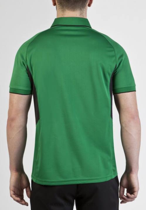 Joma 82P4R572 أخضر أسود بطولة قميص بولو قصير الأكمام III رجال