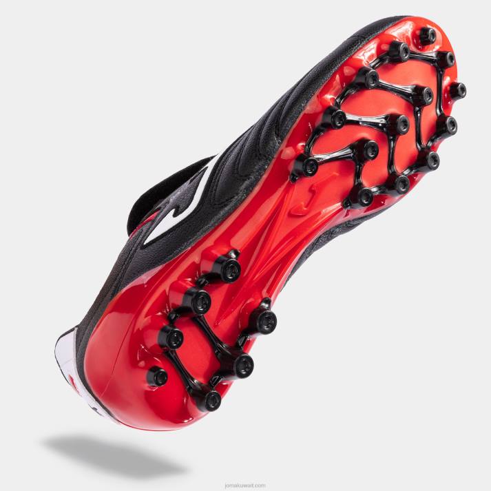 Joma 82P4R579 أسود أحمر حذاء كرة القدم اجويلا كوب 23 عشب صناعي