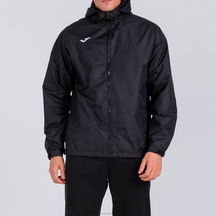 Joma 82P4R57 أسود سترة المطر cervino رجال
