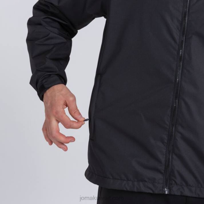 Joma 82P4R57 أسود سترة المطر cervino رجال