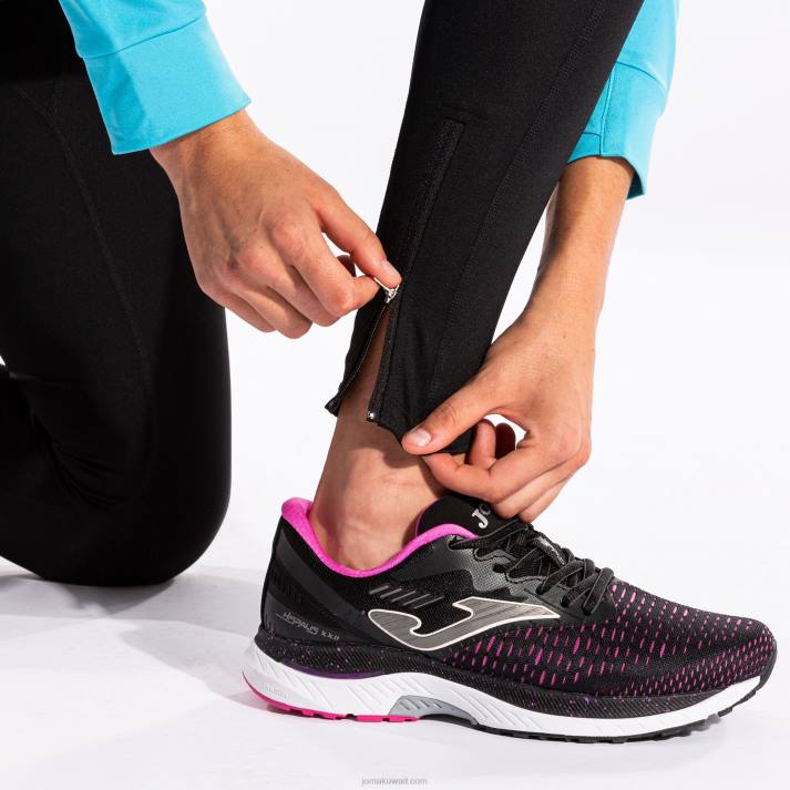 Joma 82P4R584 أسود لباس ضيق طويل النخبة x