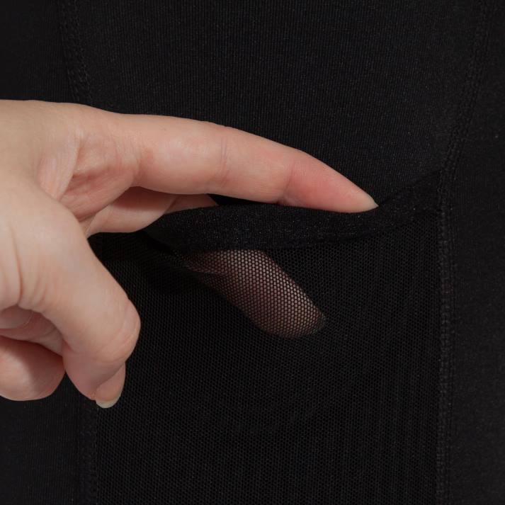 Joma 82P4R584 أسود لباس ضيق طويل النخبة x